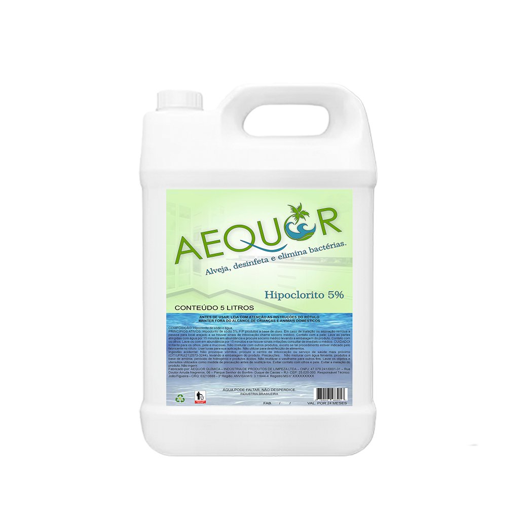 Hipoclorito 5% 5 Litros Aequor